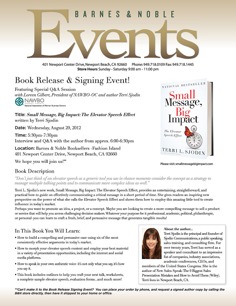 Book Release & Signing Event Flyer