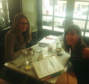 Terri and her editor, Bria.